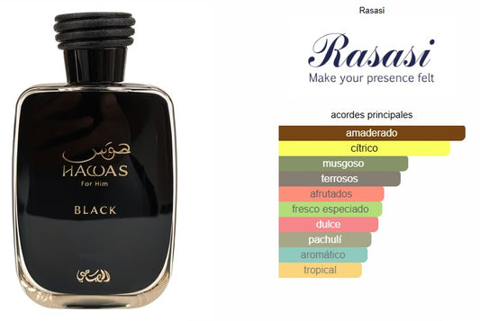 Rasasi Hawas Black